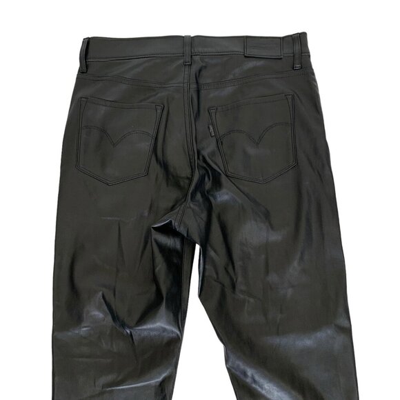 Levis 720 High Rise Skinny Pants 28 Black Ankle Slim Chic Stretch - Picture 7 of 11